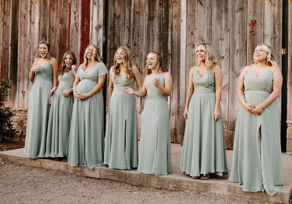 maternity bridesmaid dress